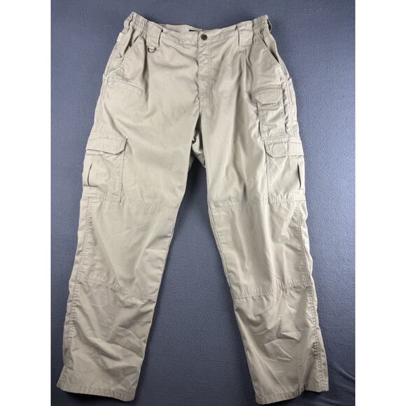 5.11 Tactical Series Other - 5.11 Tactical Series Cargo Pants Mens 34x32 Tan Cotton Work Hiking
